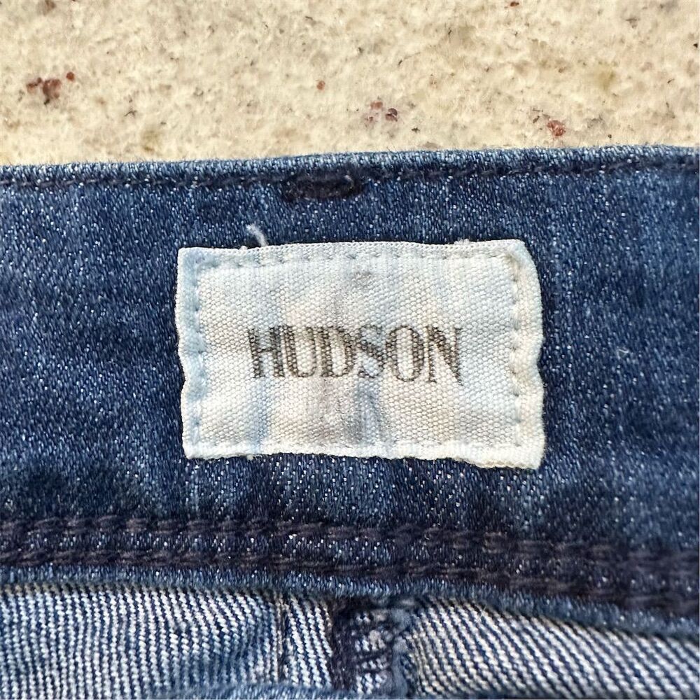 Hudson Women's Collin Flap Skinny Ankle Jeans Size 29 Blue Medium Wash‎ - Picture 6 of 13